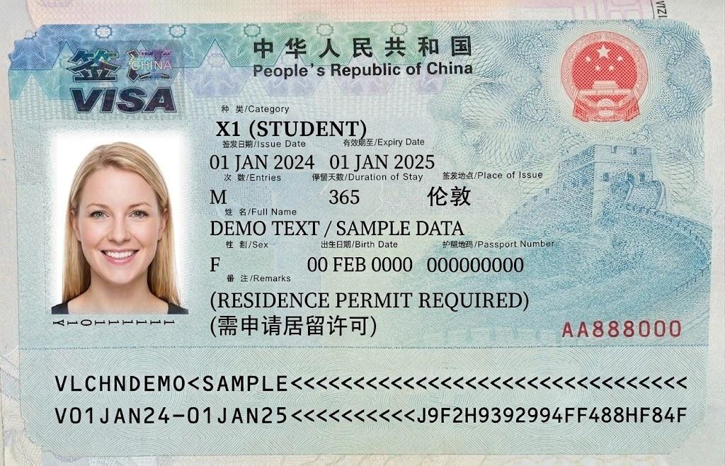 X-Visa for China